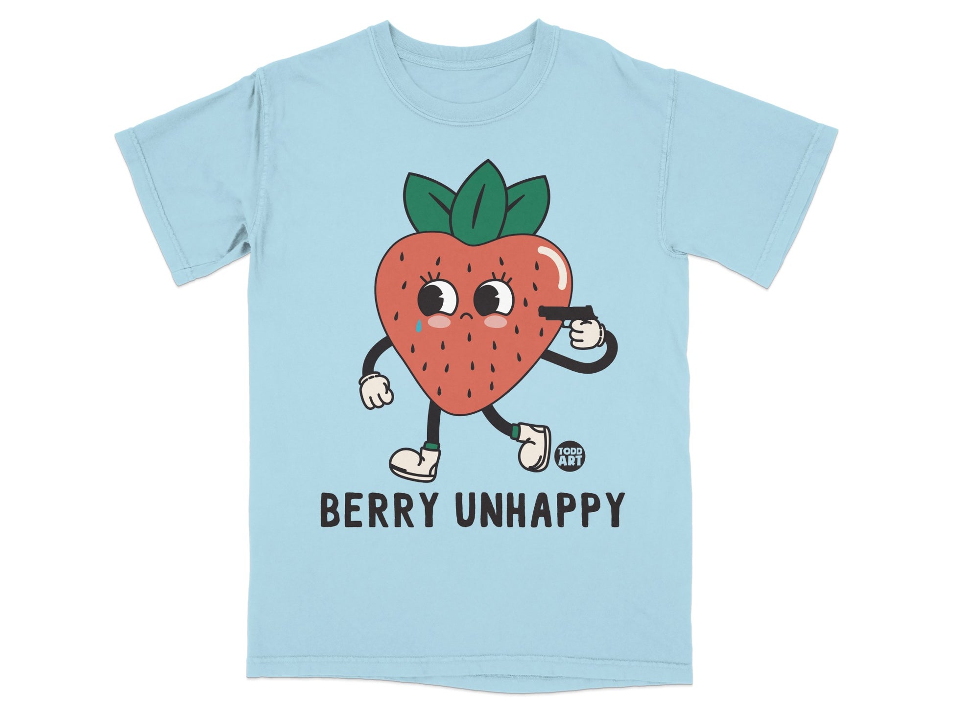 Unhappy Strawberry Character Berry Unhappy T-Shirt product type