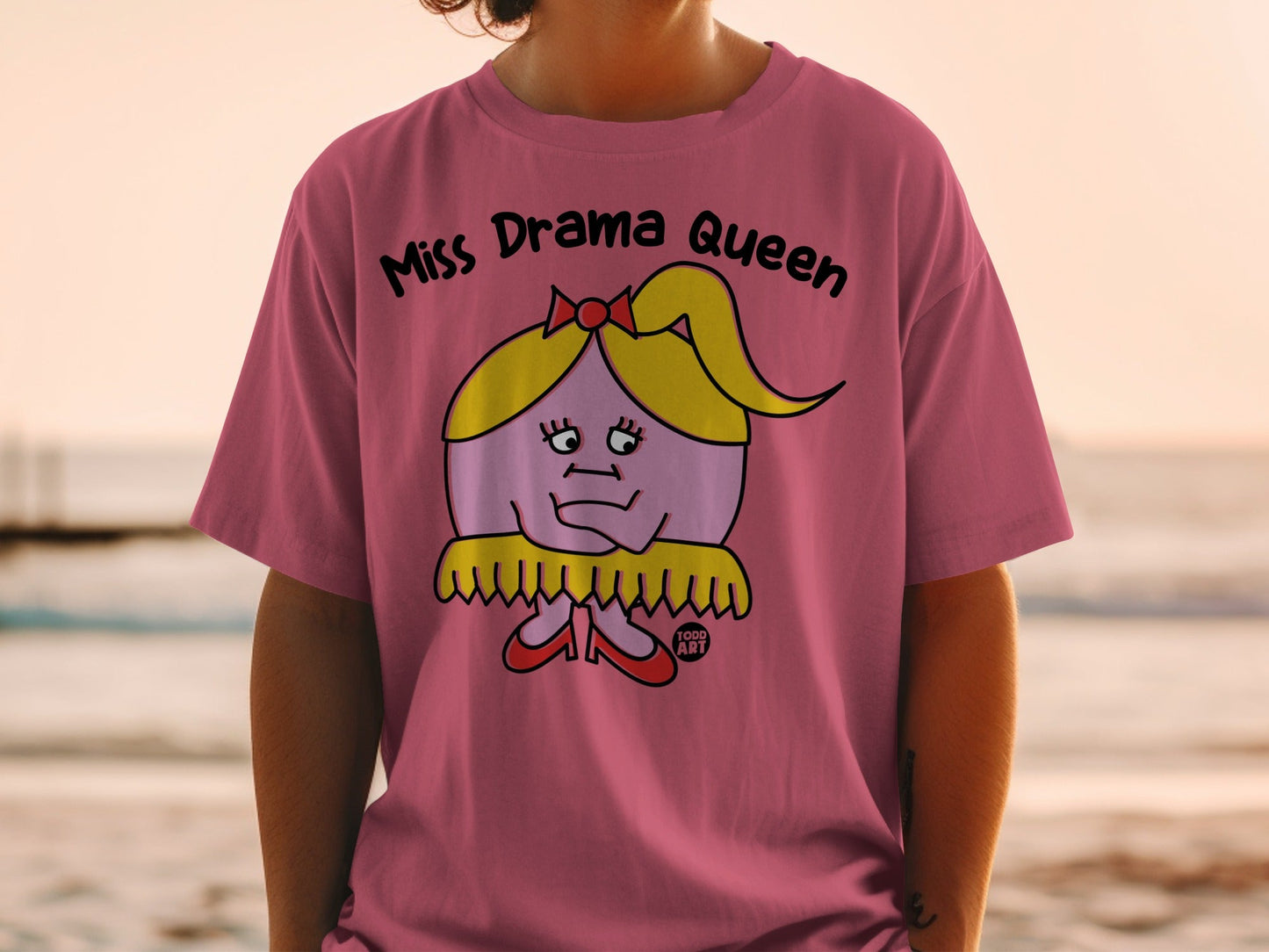 Miss Drama Queen Graphic Todd Art T-Shirt Product