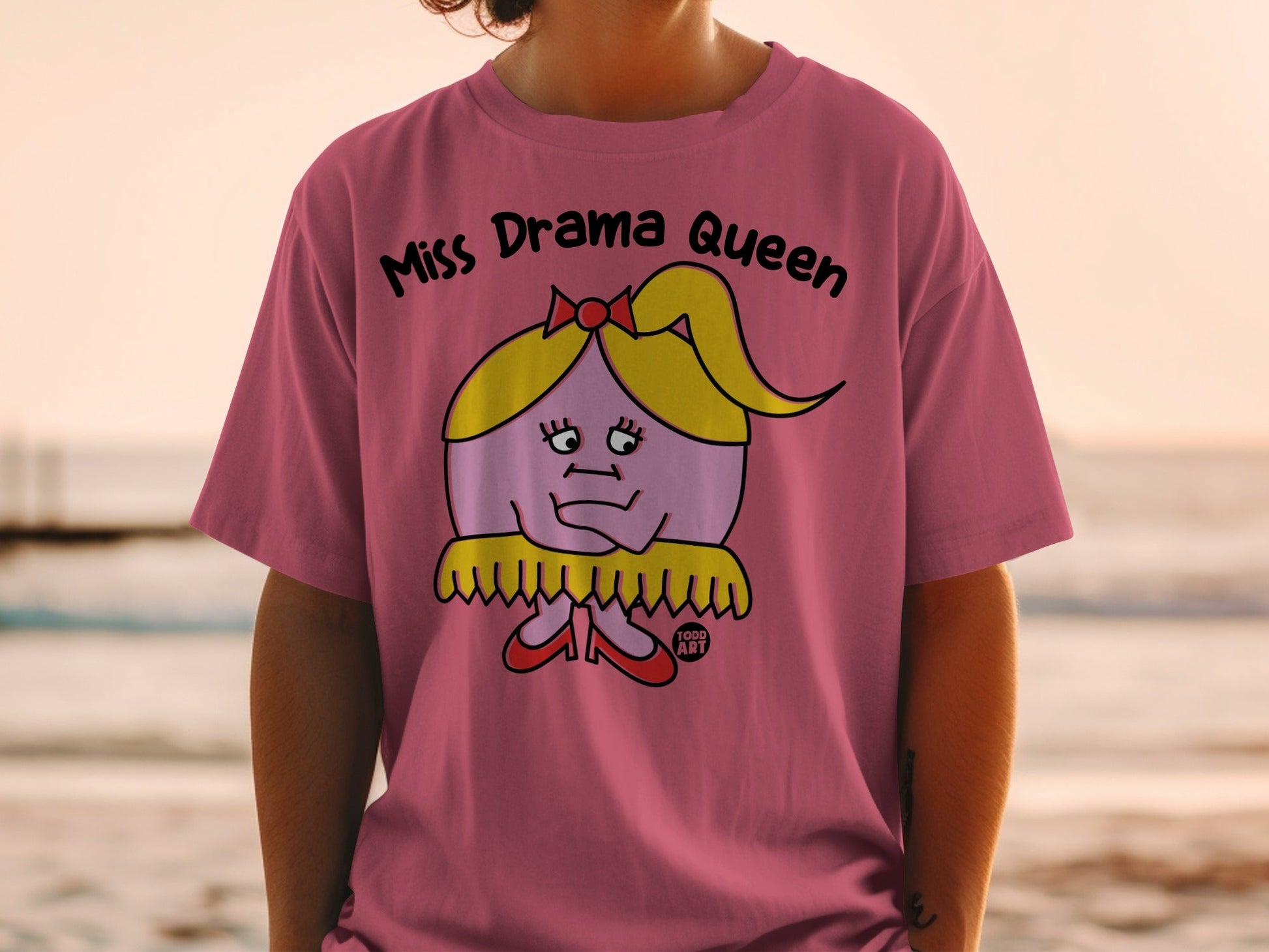 Miss Drama Queen Graphic Todd Art T-Shirt Product