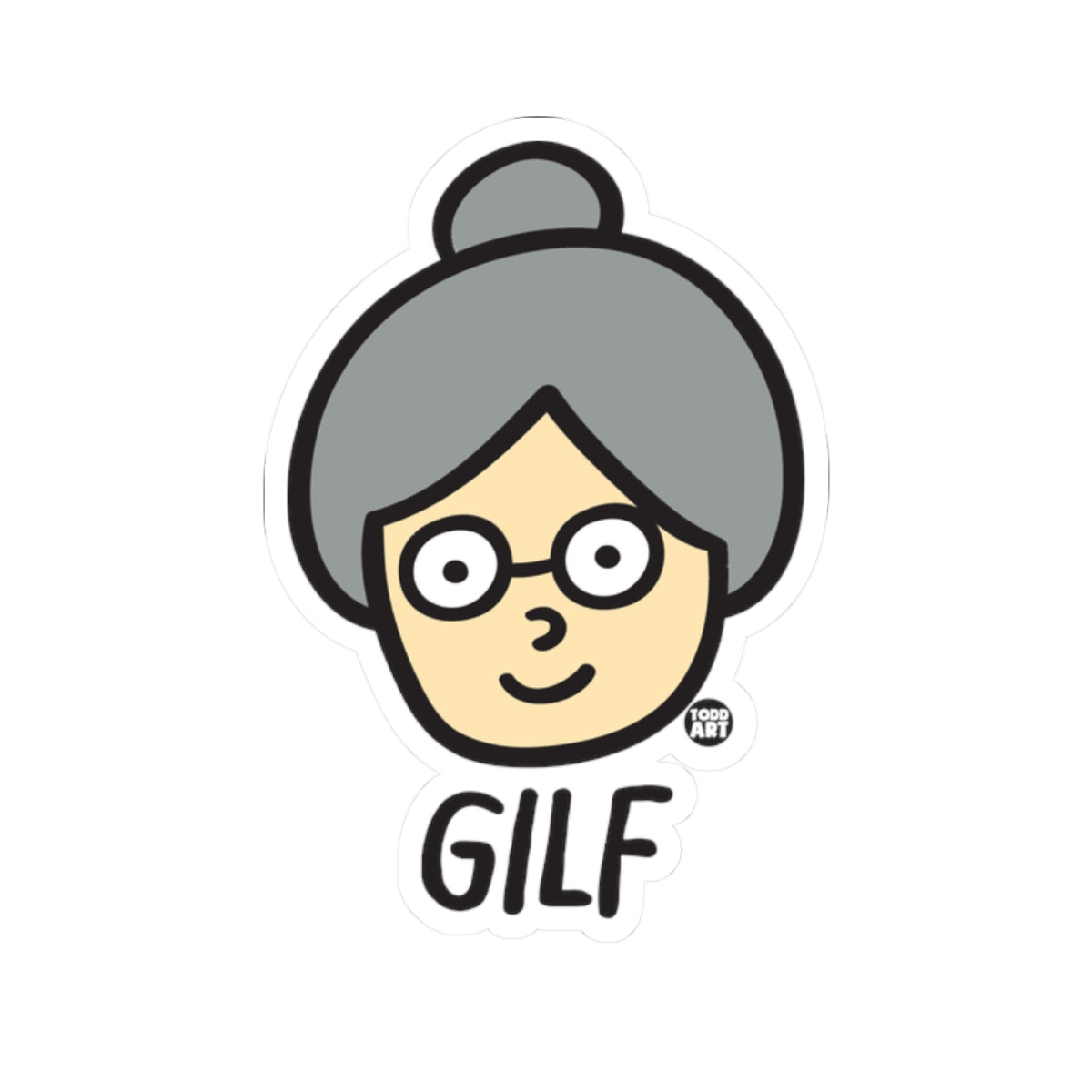 Gilf Todd Art Sticker