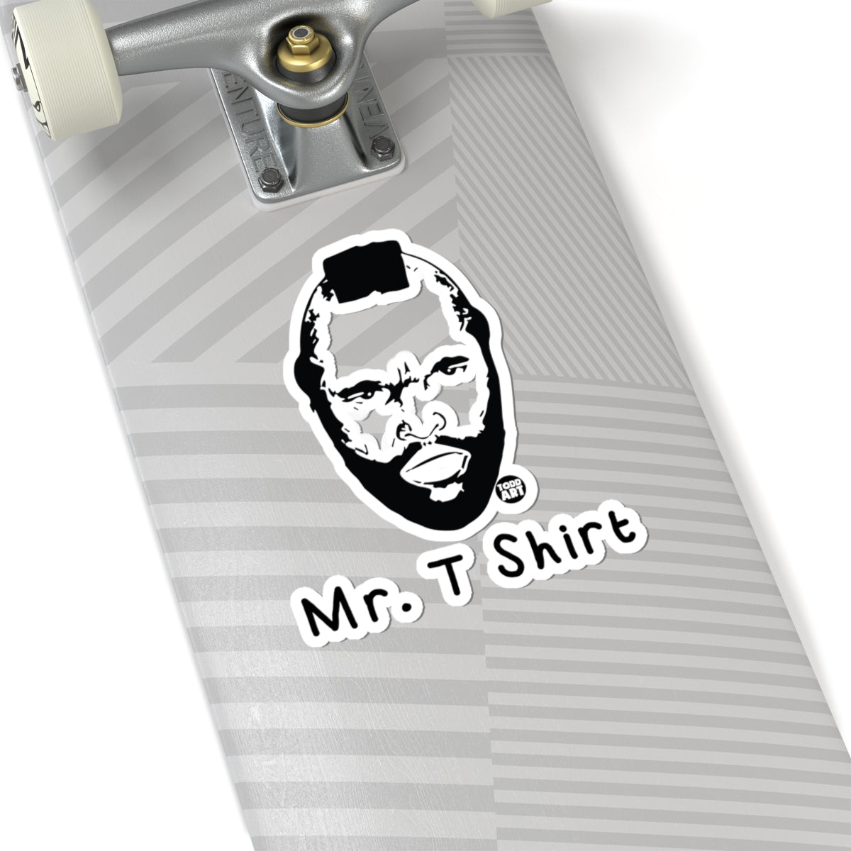 Mr. T Shirt Todd Art Sticker