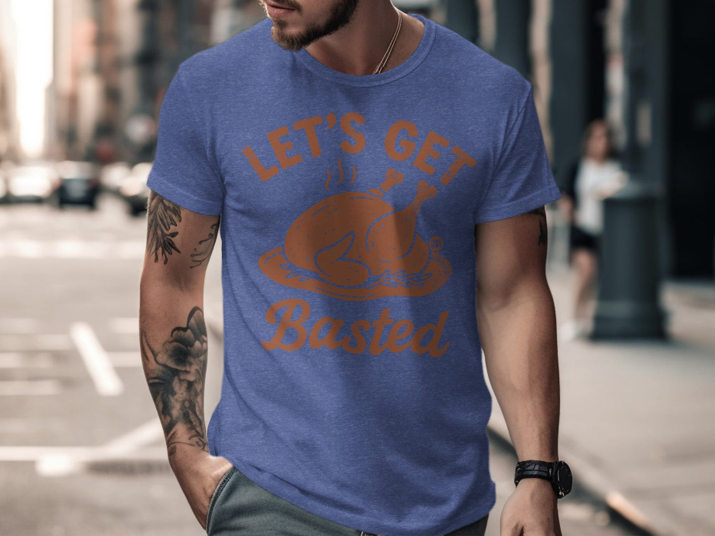 Let's Get Basted Thanksgiving T-shirt product