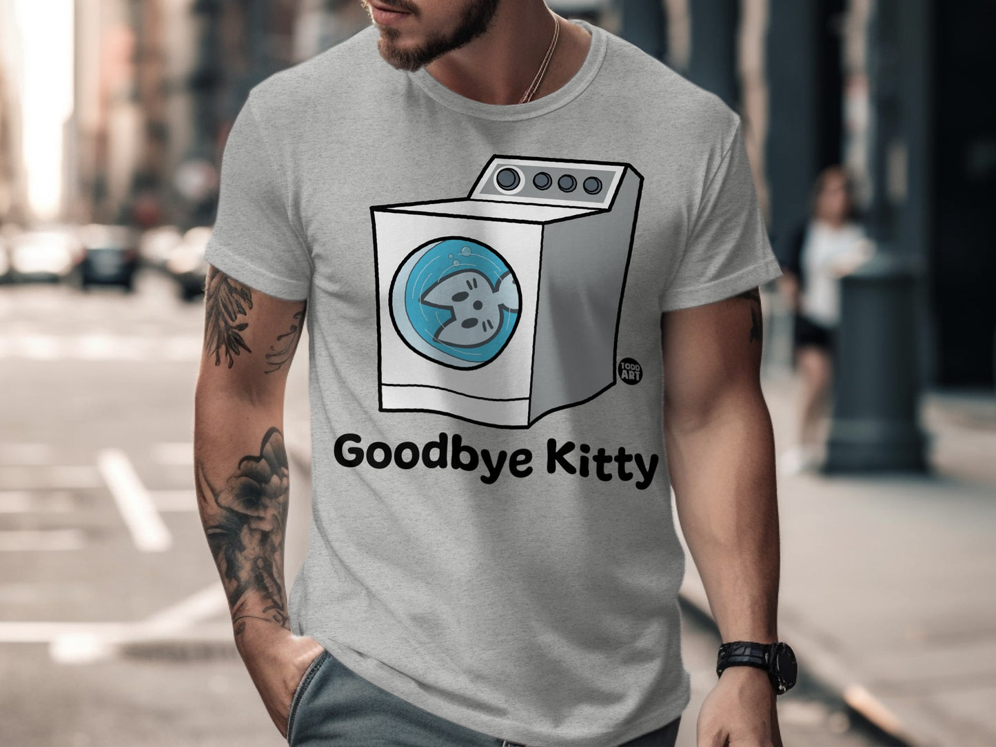 Bye Bye Kitty Shirt Adult Parody Streetwear Fashion Tee