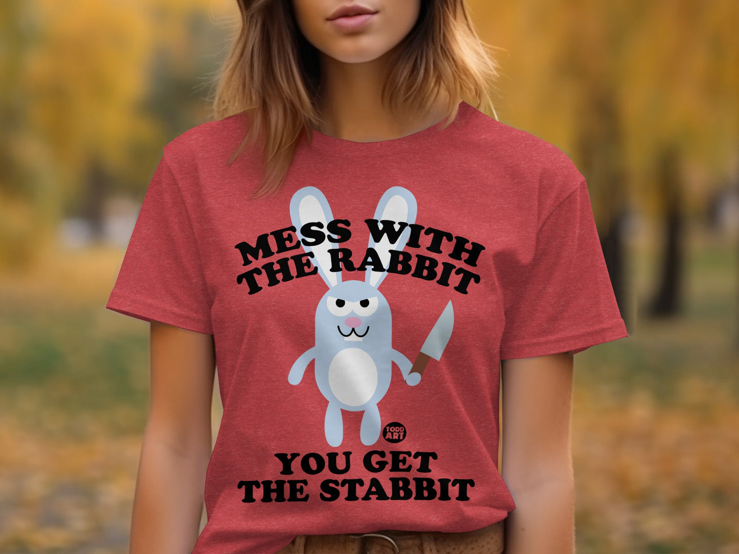 Mess With The Rabbit You Get The Stabbit Shirt