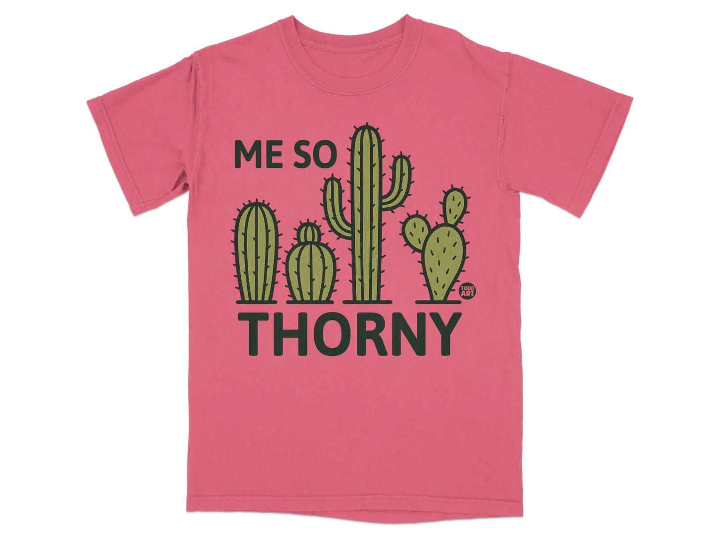 Me So Thorny Cactus Graphic T-shirt Fun Design
