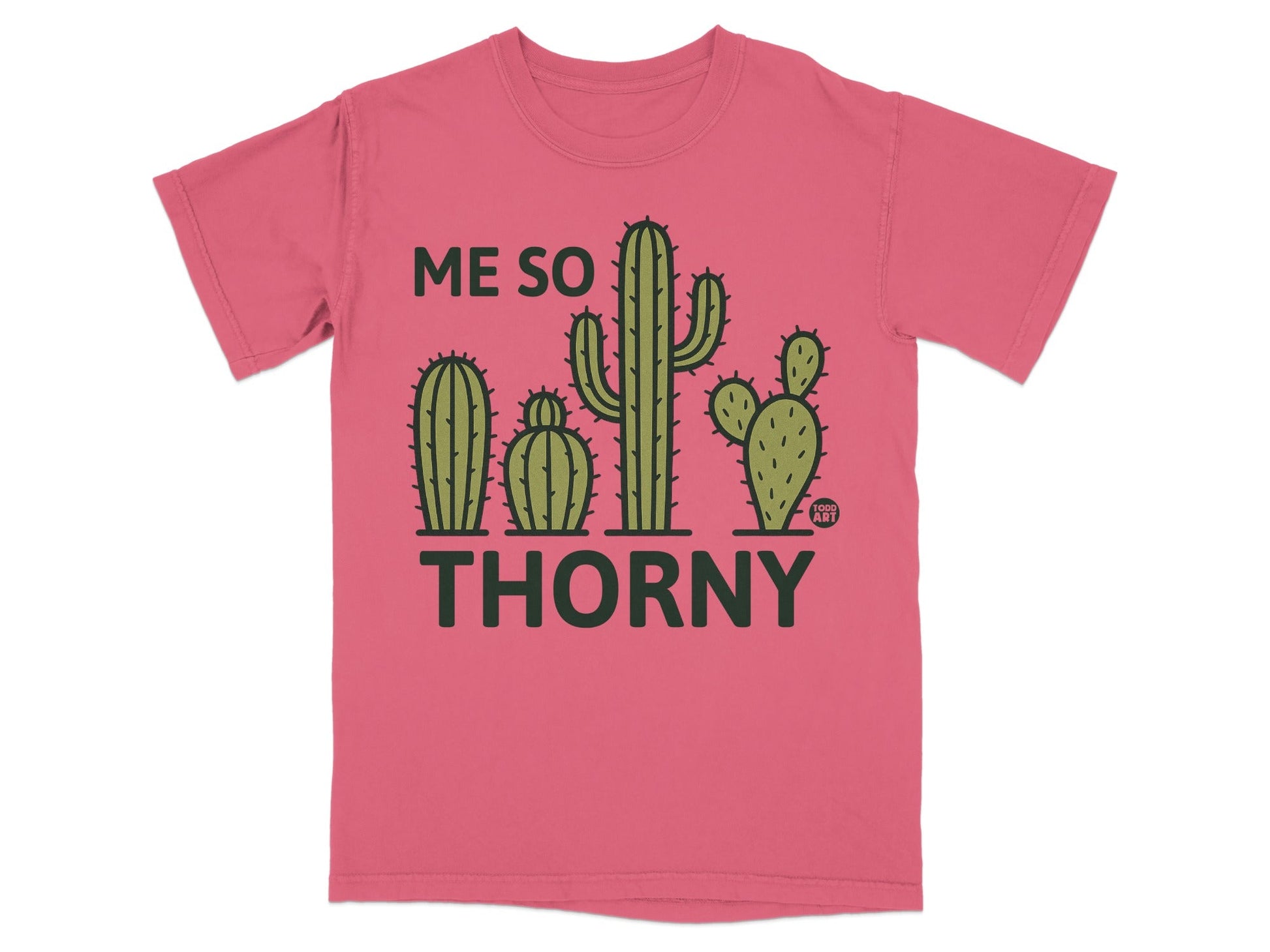Me So Thorny Cactus Graphic T-shirt Fun Design