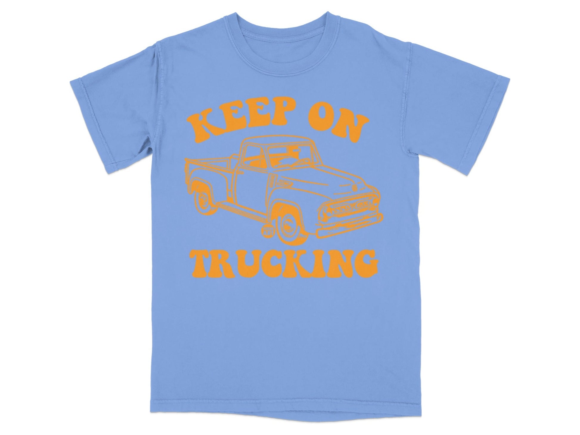 Keep On Trucking Graphic Retro Style T-Shirt