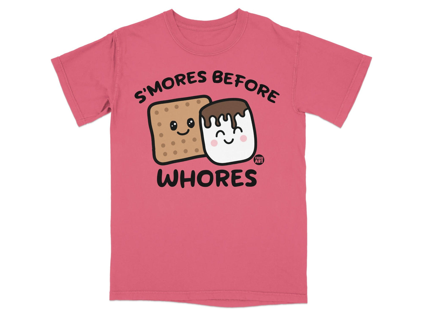 S'mores Before Whores Humorous Graphic T-Shirt