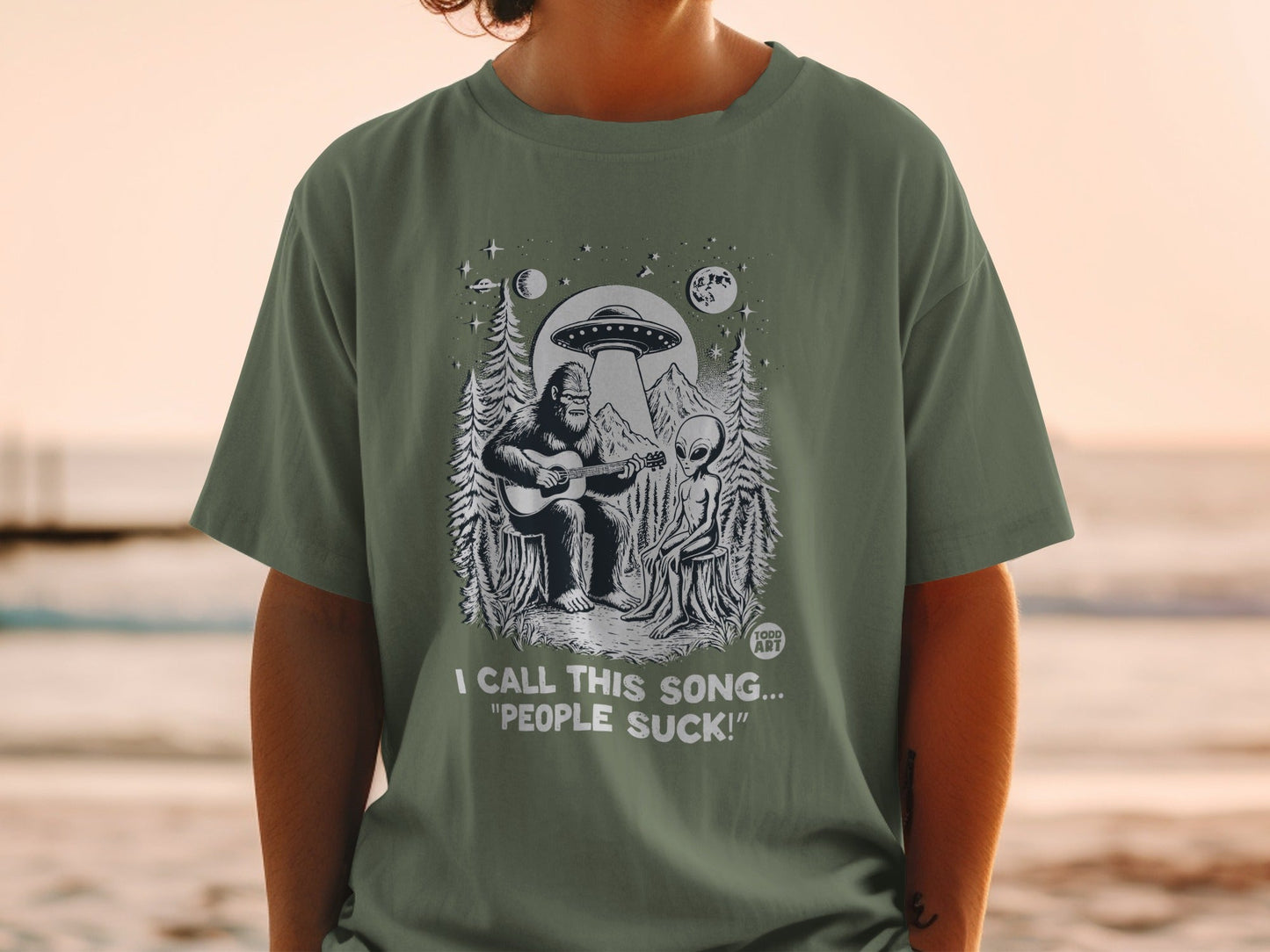 I Call This Song People Suck Graphic Tee Shirt