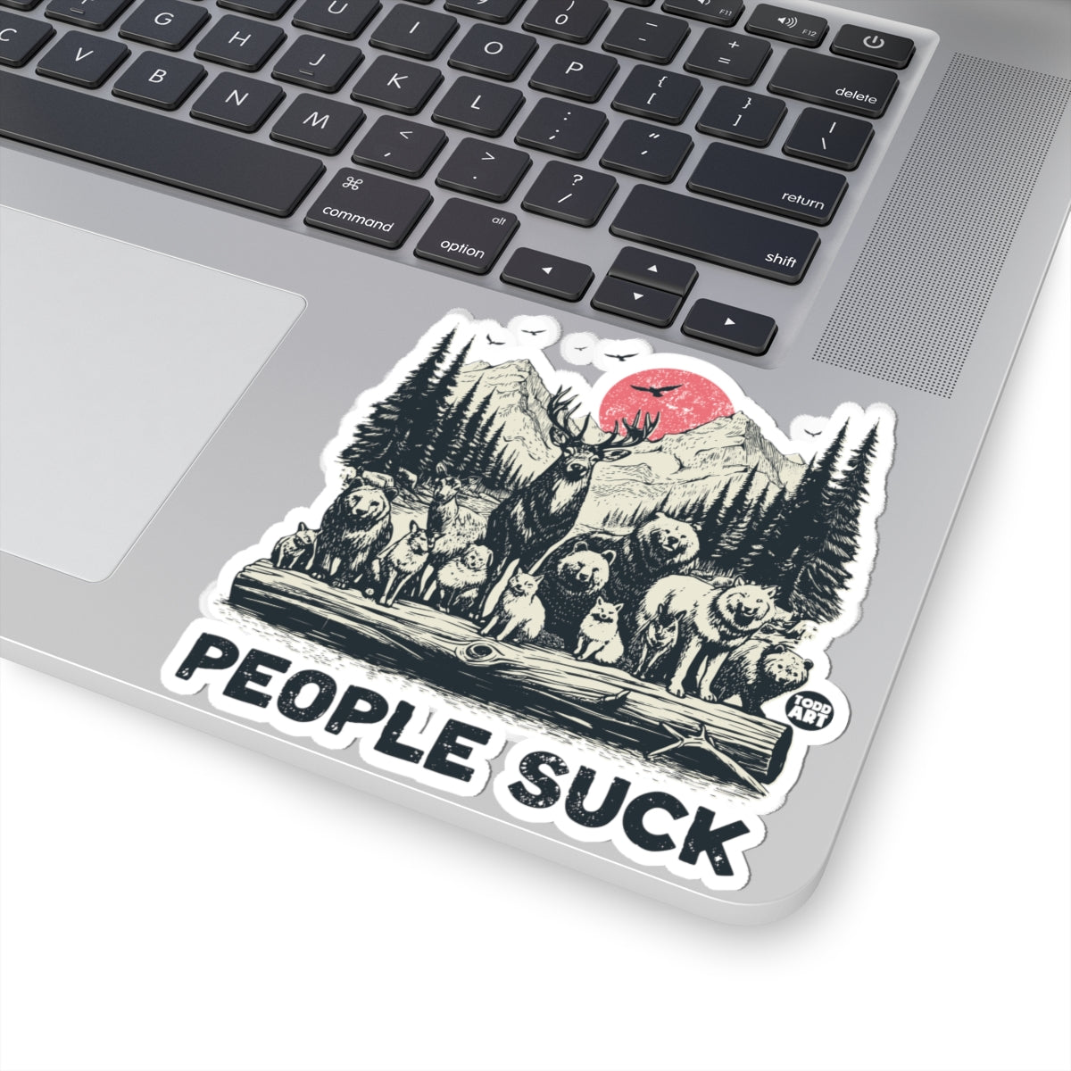 Wild GatheringTodd Art Sticker
