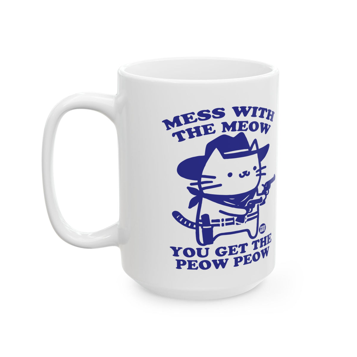Cowboy Cat Gunslinger Todd Art Mug