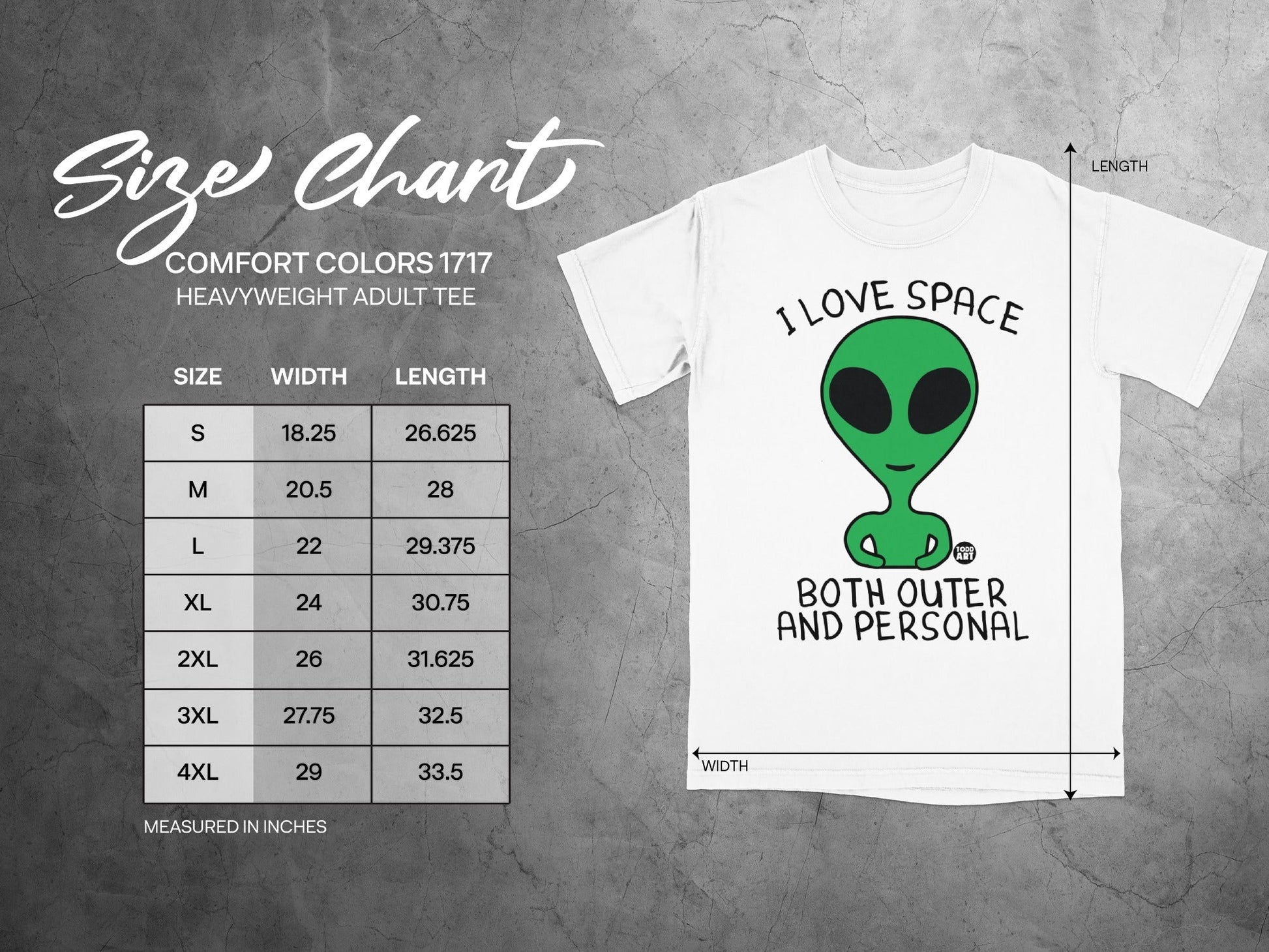 I Love Space Both Outer And Personal Adult Tee