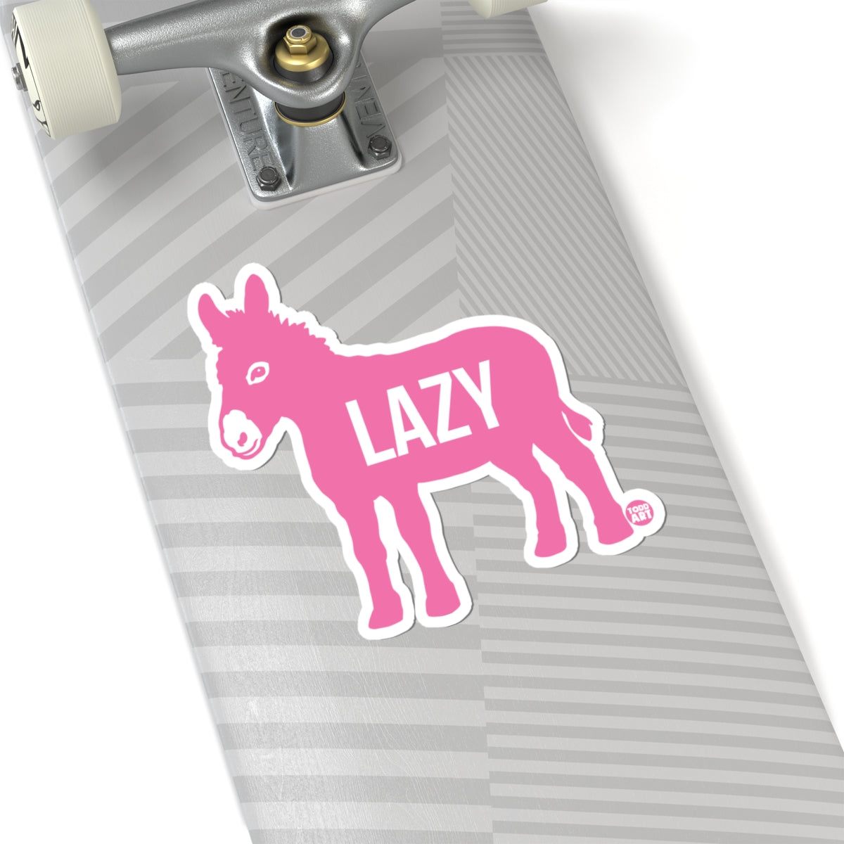 Lazy Donkey Todd Art Sticker