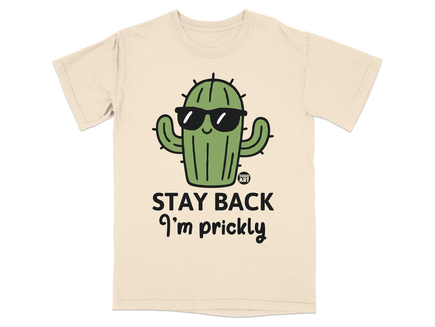 Stay Back I'm Prickly Cactus with Sunglasses T-Shirt