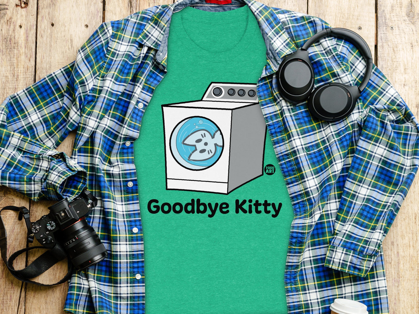 Goodbye Kitty Graphic Tee for Cat Lovers