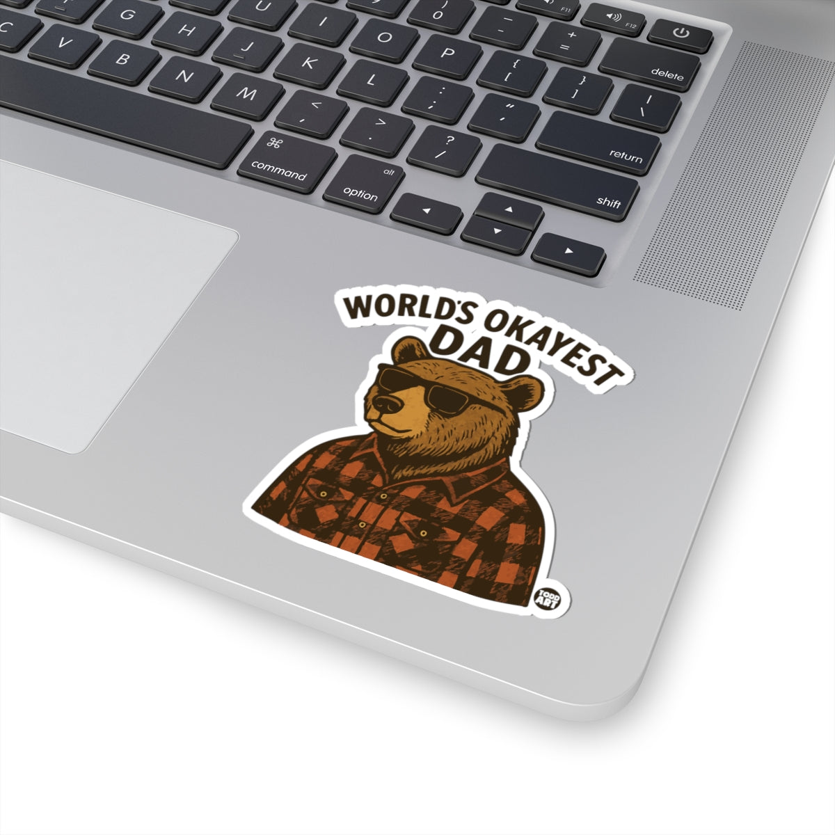 Cool Bear DadTodd Art Sticker