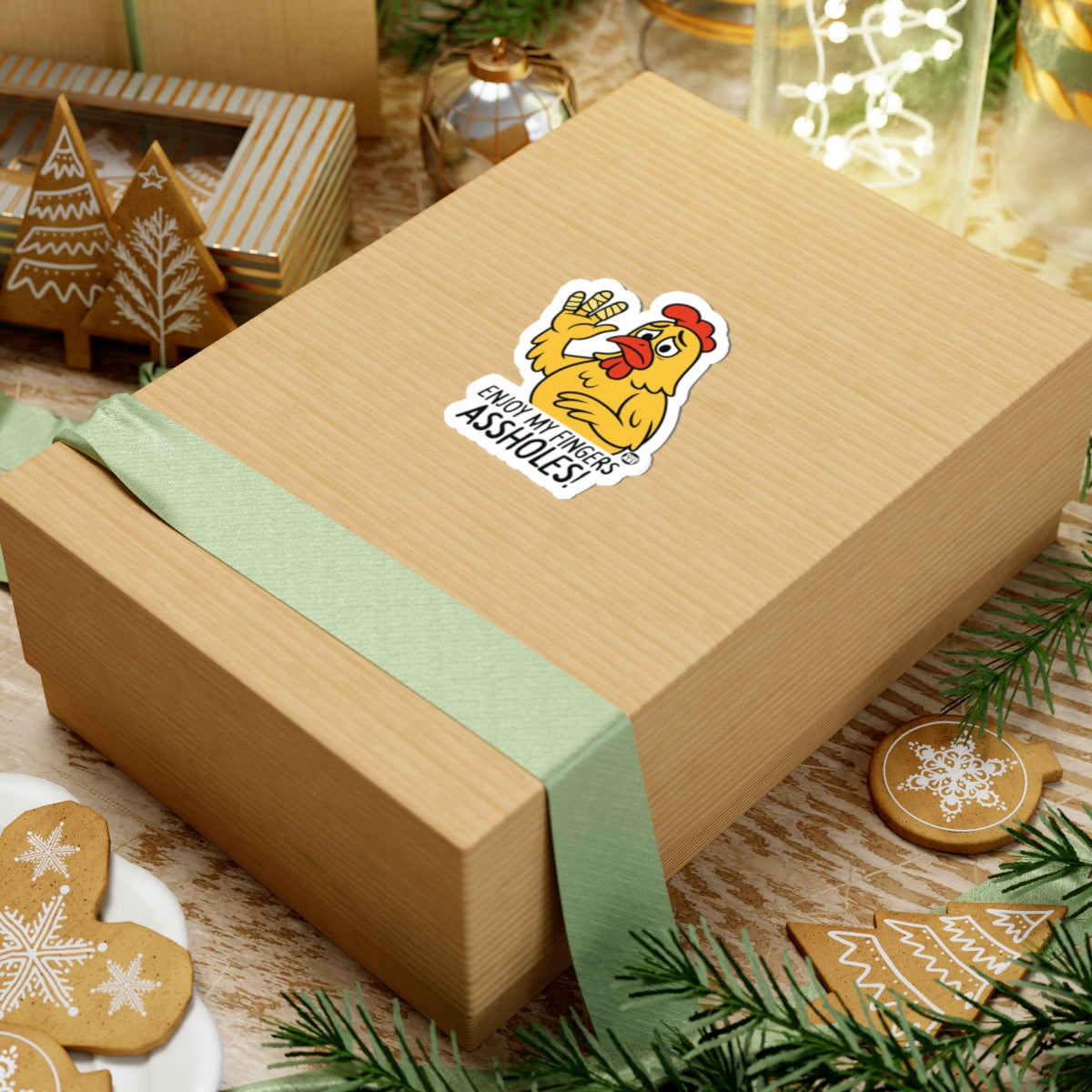 Poultry SassTodd Art Sticker