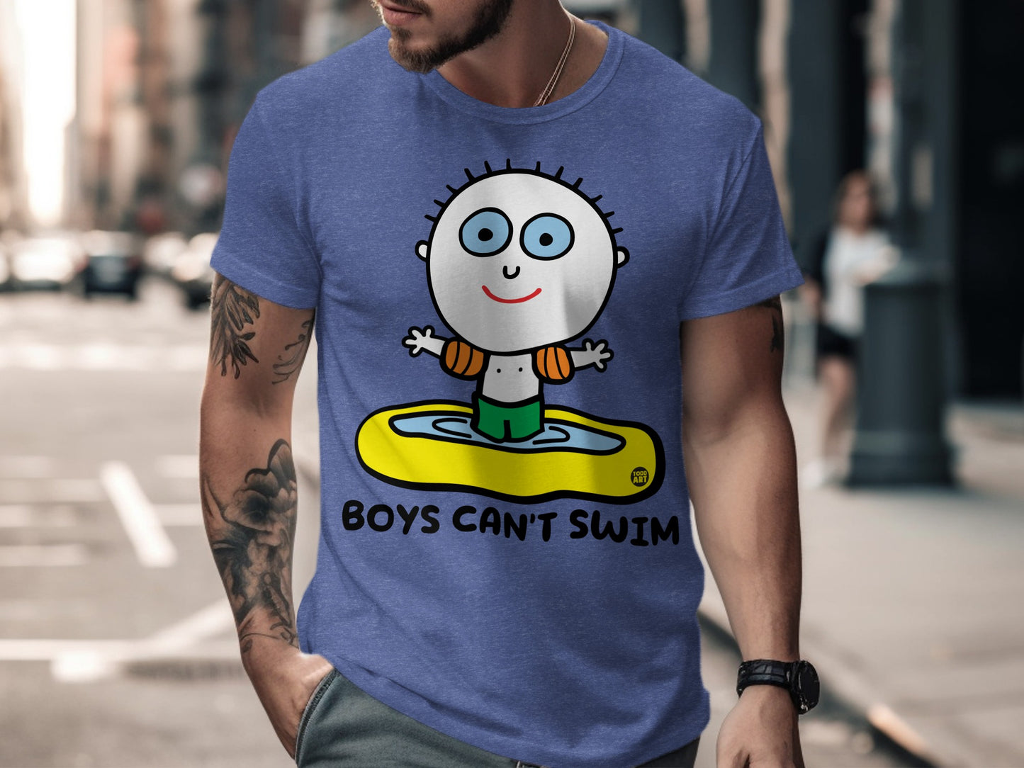 Boys Can't Swim Printed Graphic T-shirt Product