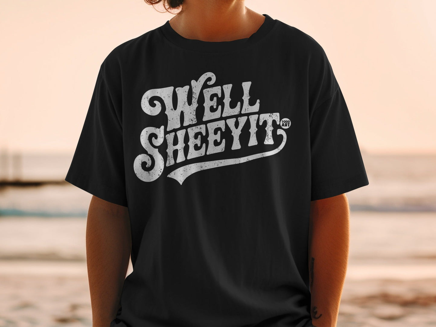 Well Sheeyit Todd Art Graphic T-Shirt