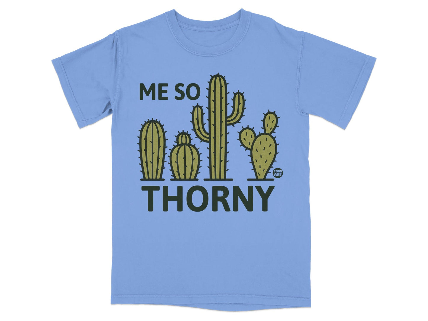 Me So Thorny Cactus Print Graphic T-Shirt