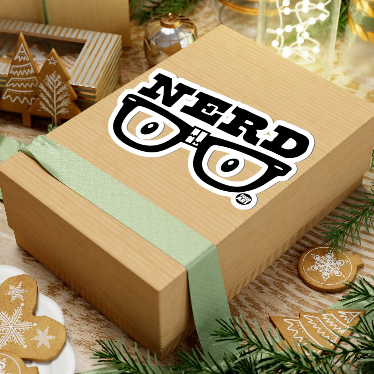 Nerd GlassesTodd Art Sticker