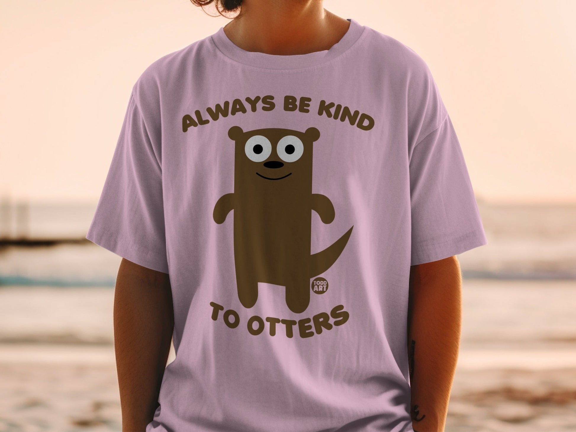 Always Be Kind to Otters Graphic T-Shirt Product