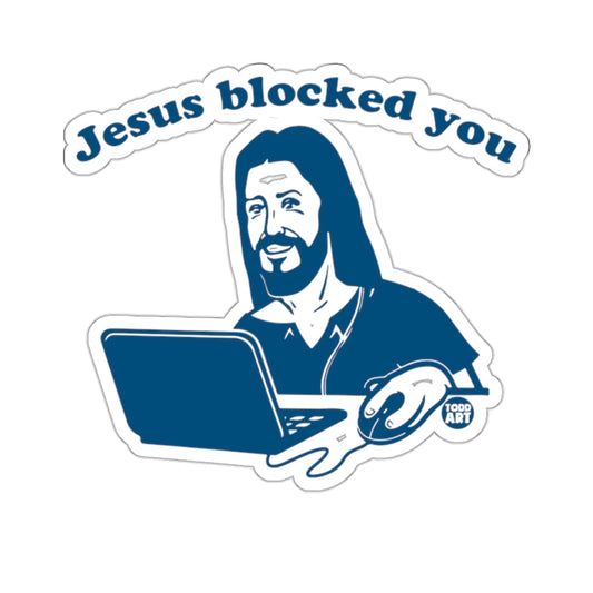 Funny Jesus Blocked You Laptop Mouse 