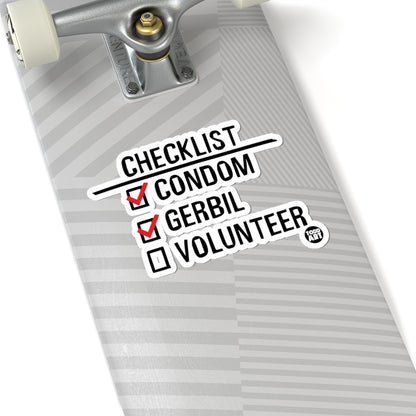 ChecklistTodd Art Sticker