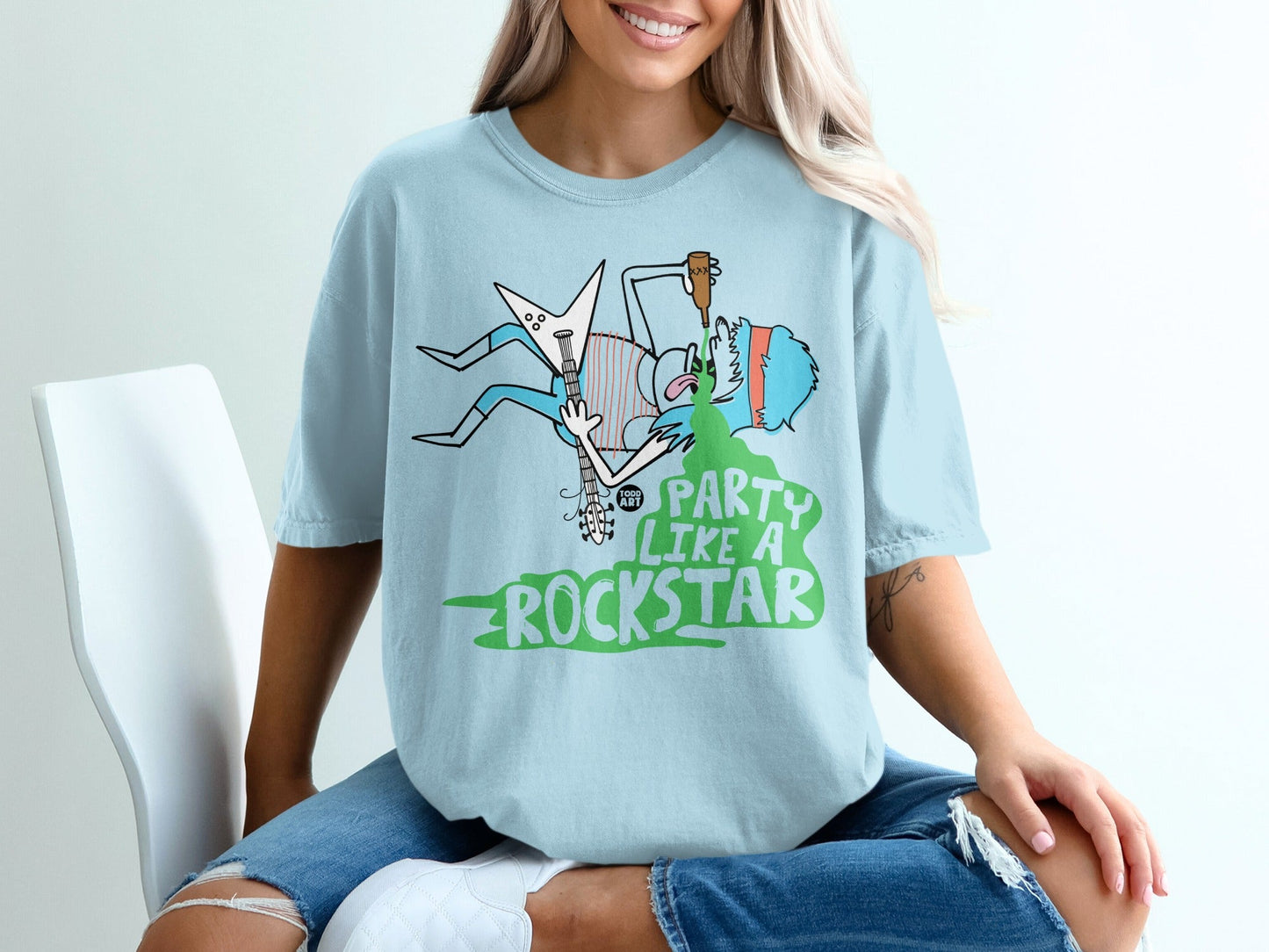Party Like a Rockstar Graphic T-shirt