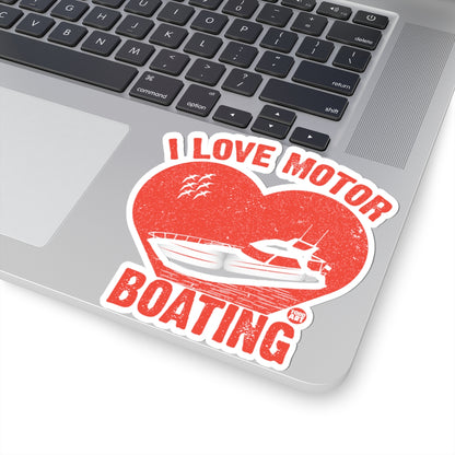 Boating HeartTodd Art Sticker