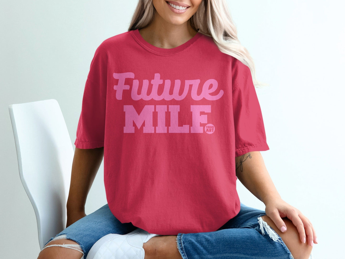 Future MILF Todd Art Graphic Tee Shirt