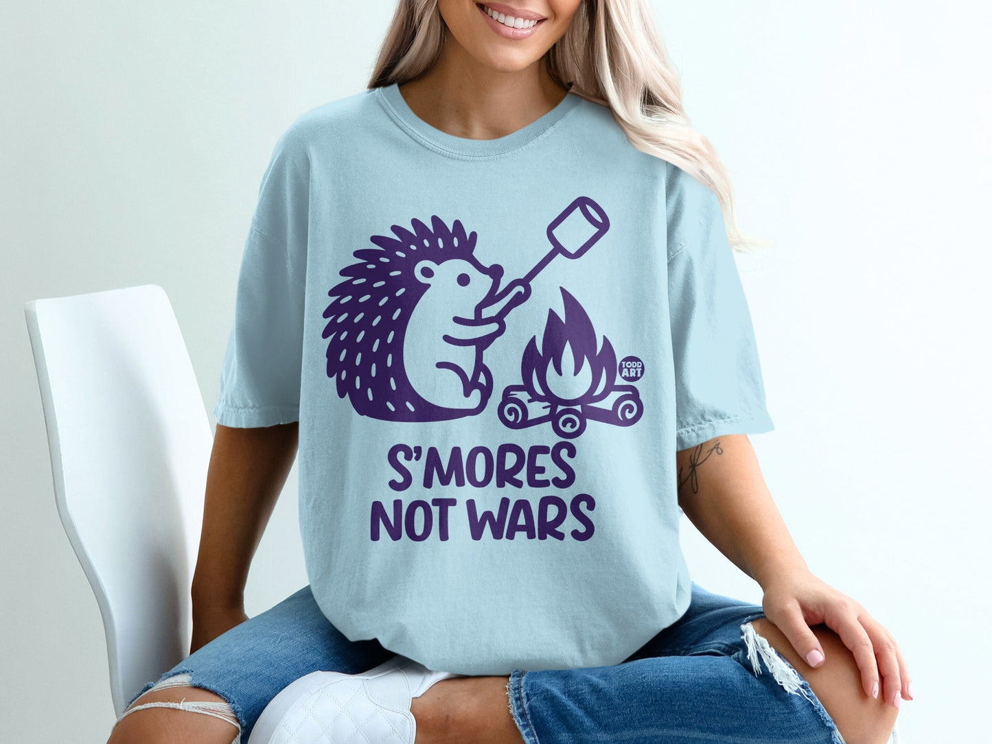 S'mores Not Wars Hedgehog Graphic T-shirt