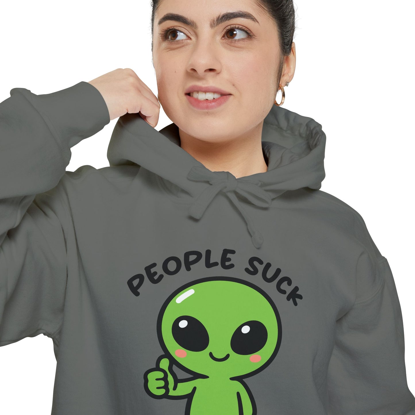 "People Suck"  Alien Hoodie