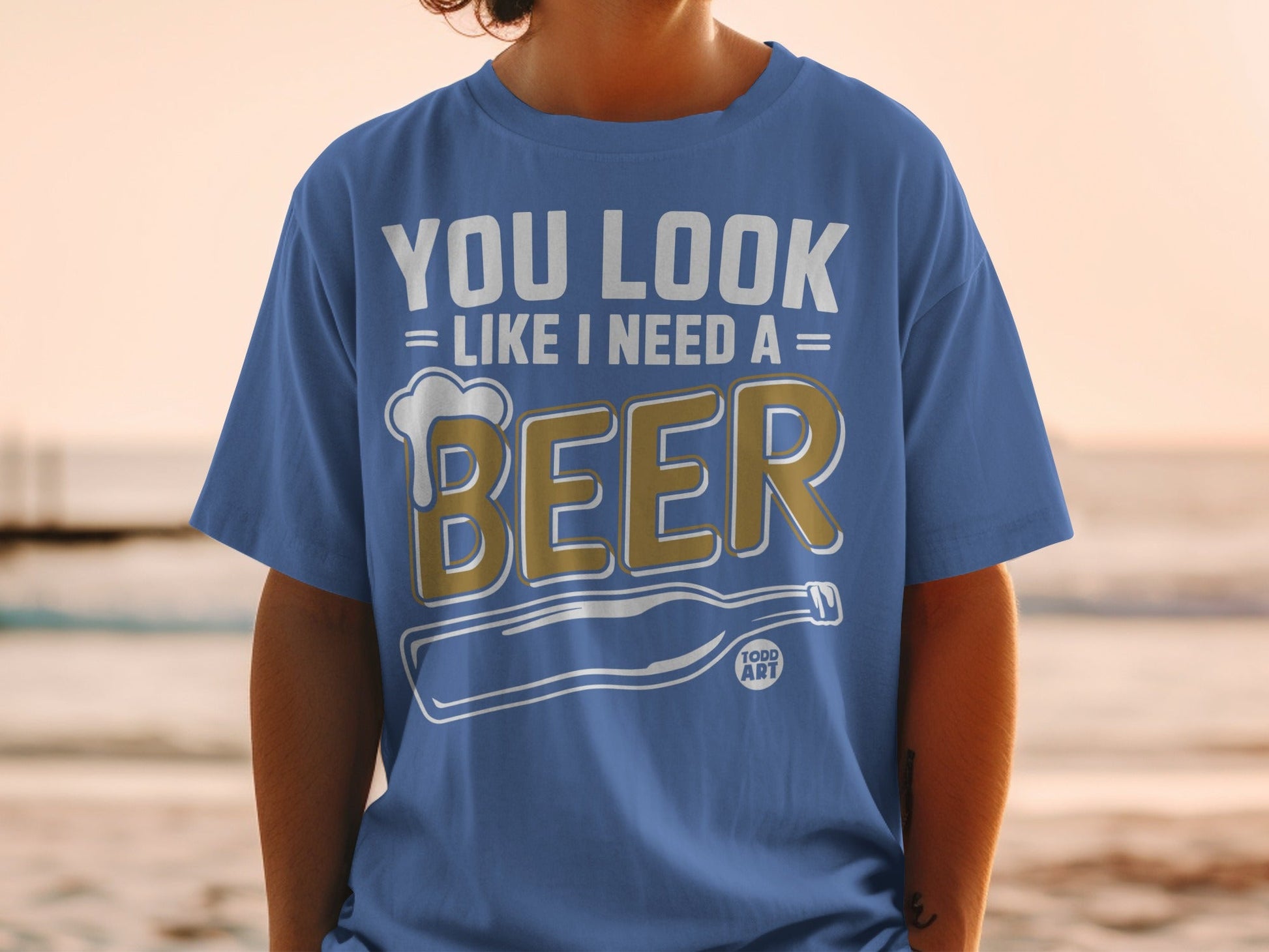 You Look Like I Need A Beer Graphic T-Shirt