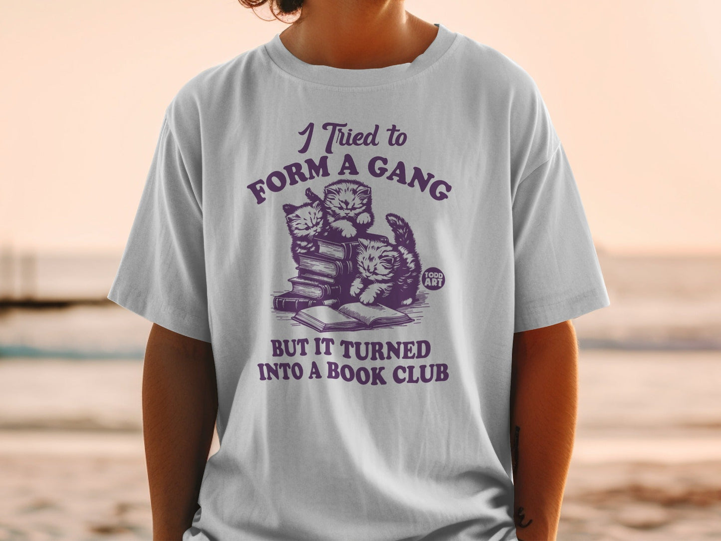 I Tried to Form a Gang But It Turned Into Book Club Shirt