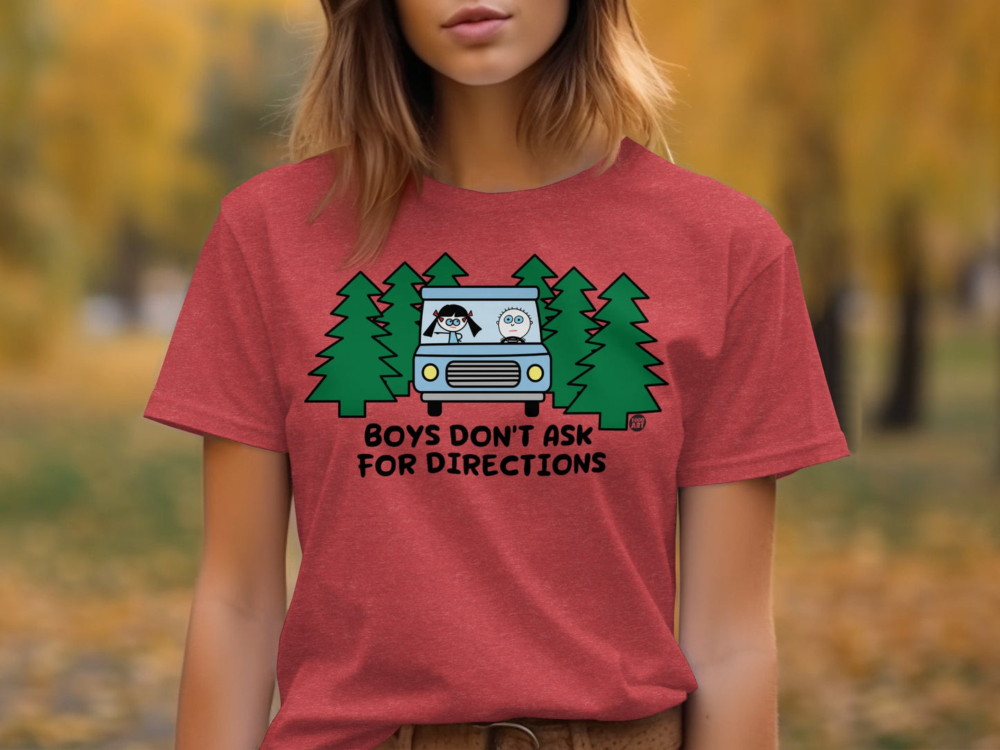 Boys Don't Ask For Directions Graphic T-shirt