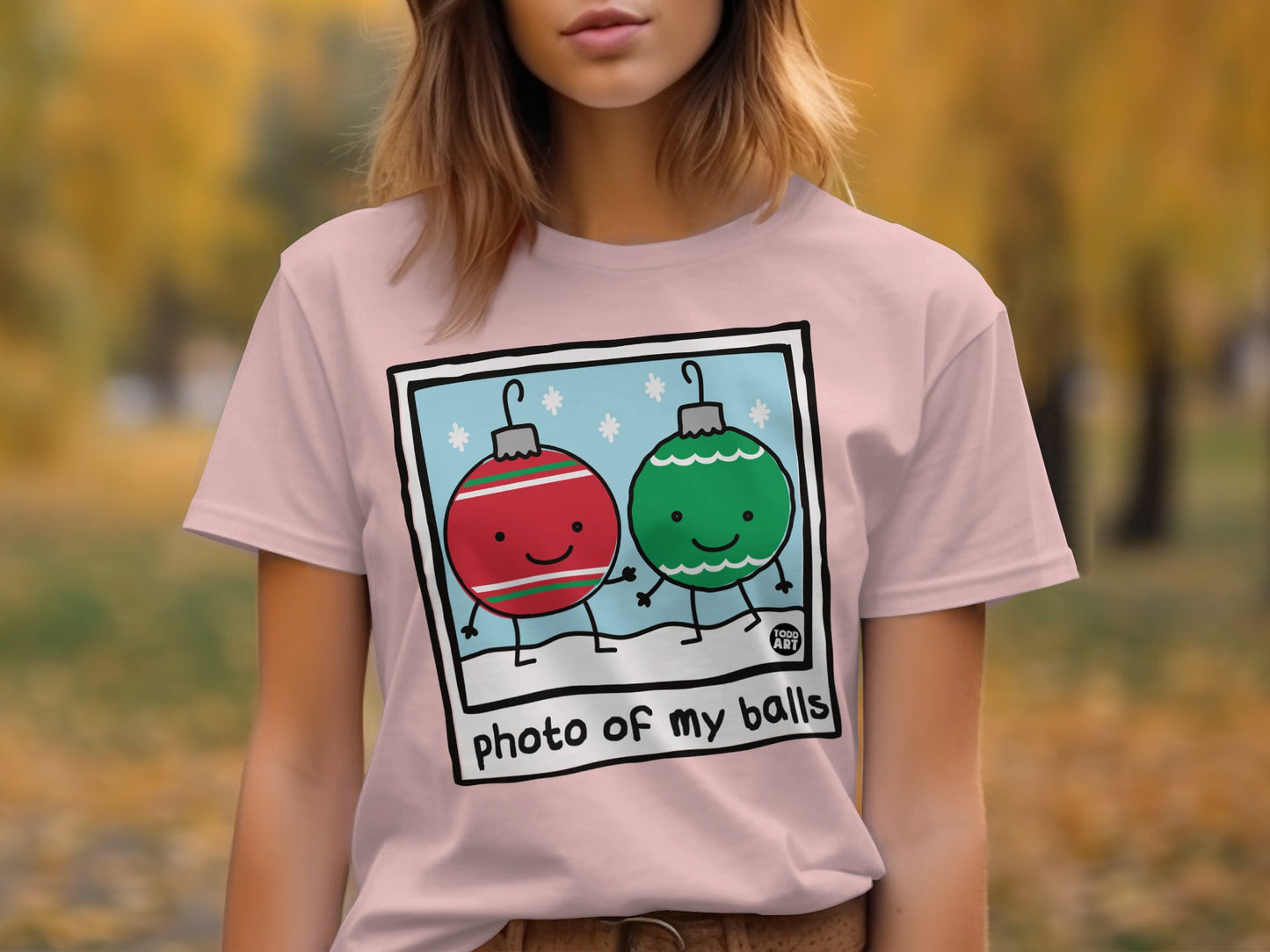Cute Cartoon Character Balls T-shirt