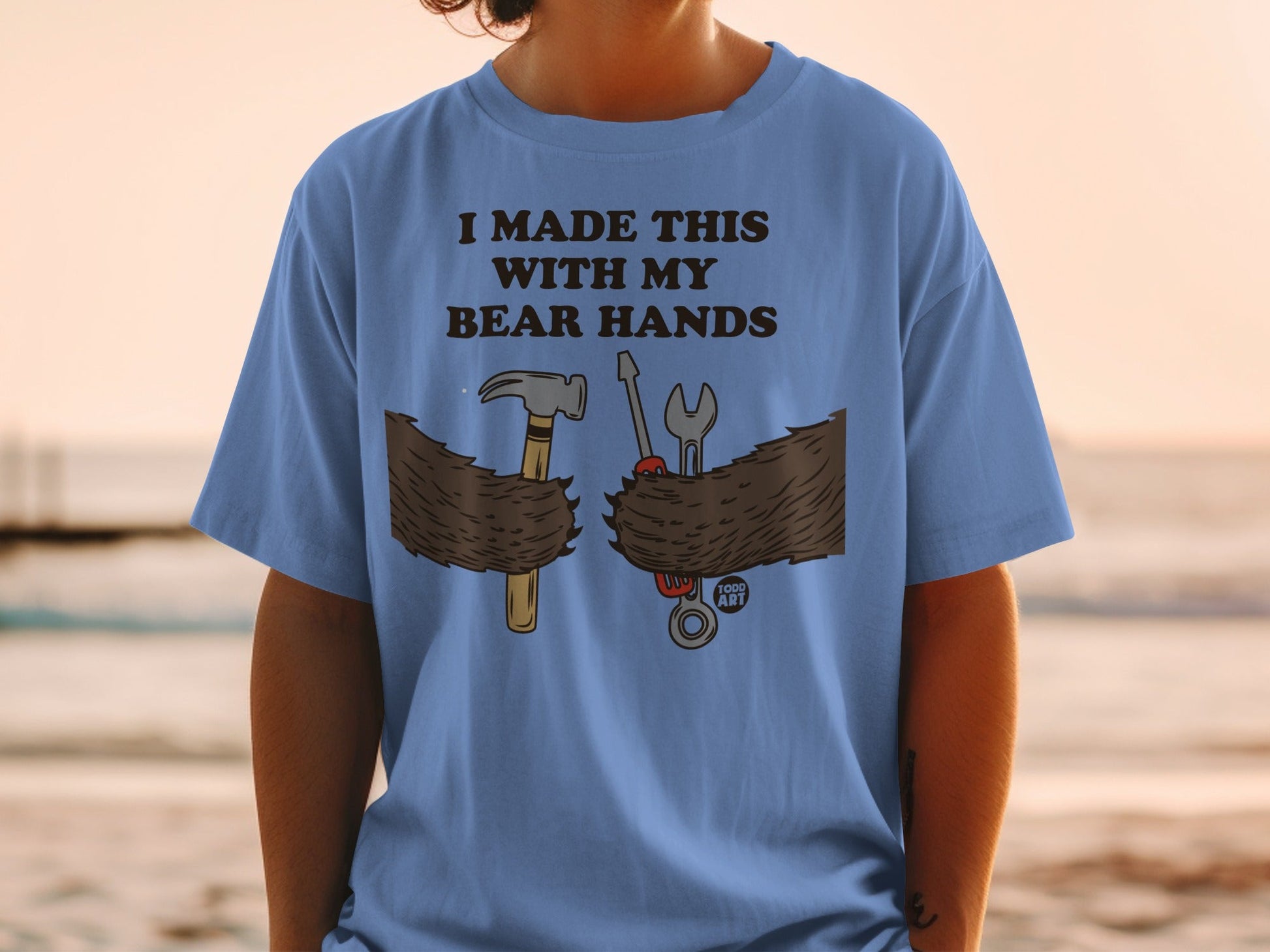 I Made This With My Bear Hands Graphic T-shirt