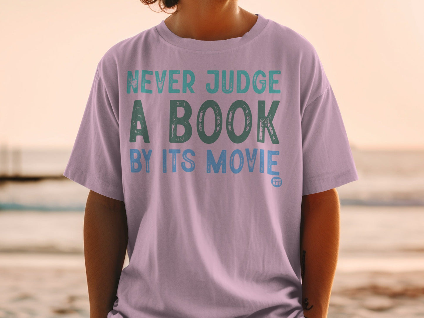 Never Judge a Book By Its Movie Graphic T-Shirt
