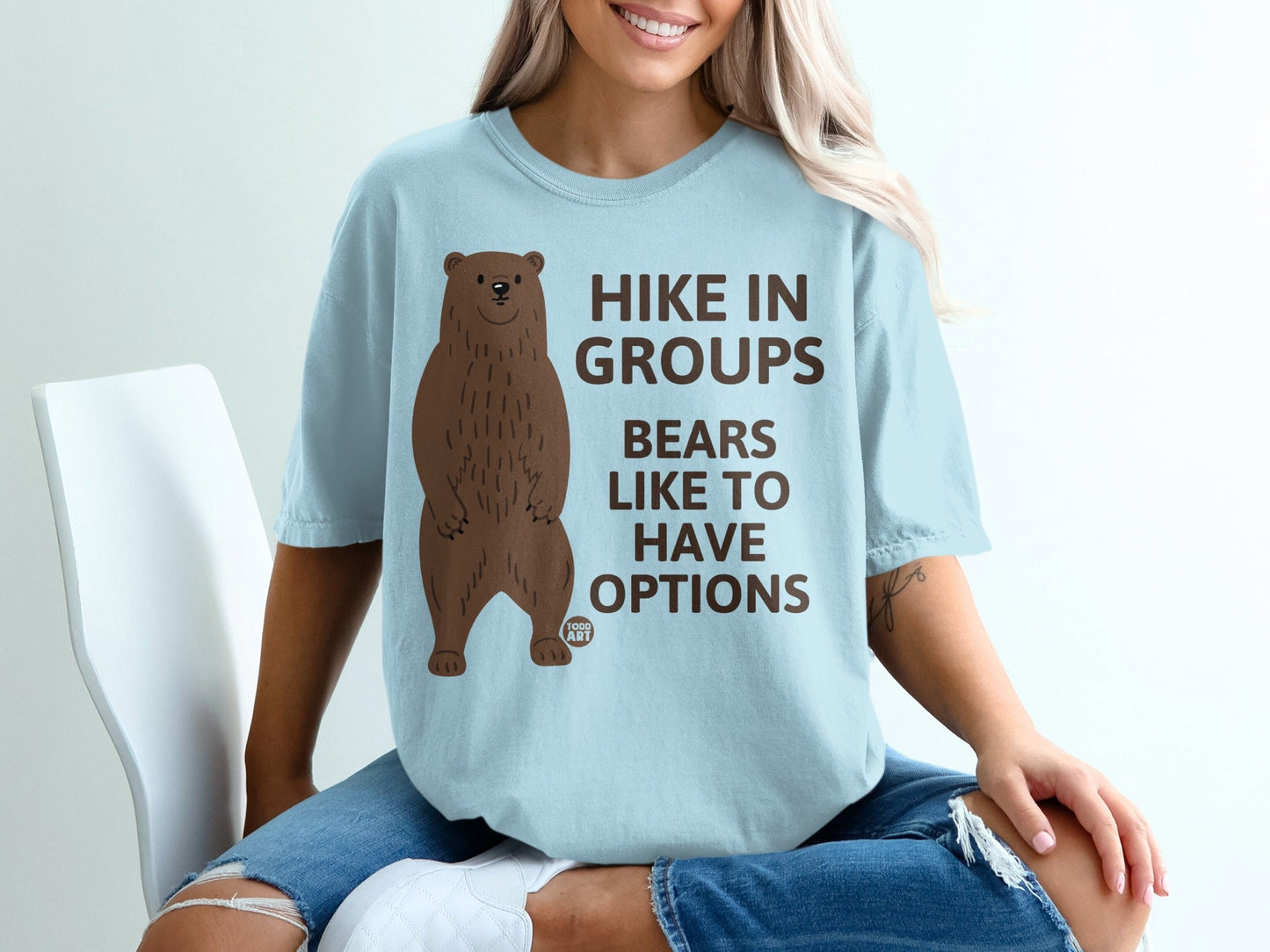 Hike in Groups Bears Like to Have Options T-Shirt
