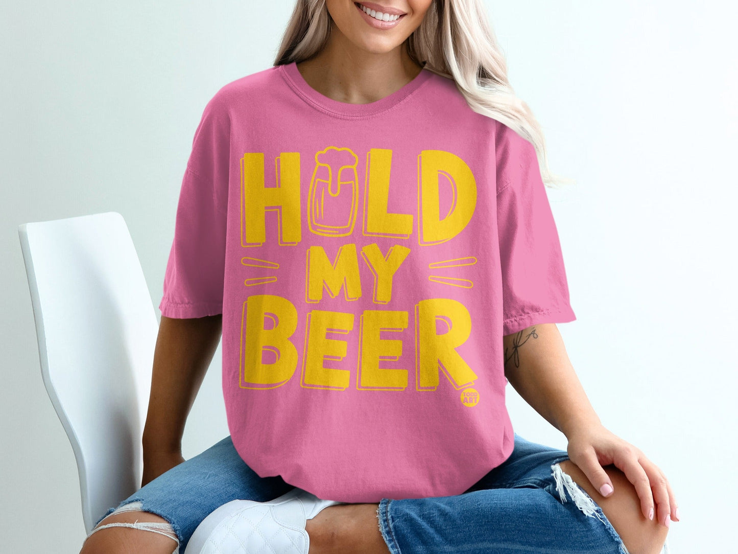 Hold My Beer Graphic T-Shirt for Casual Wear