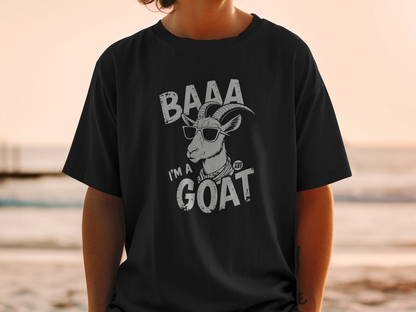 BAAA I'm A Goat Graphic T-Shirt for Animal Lovers