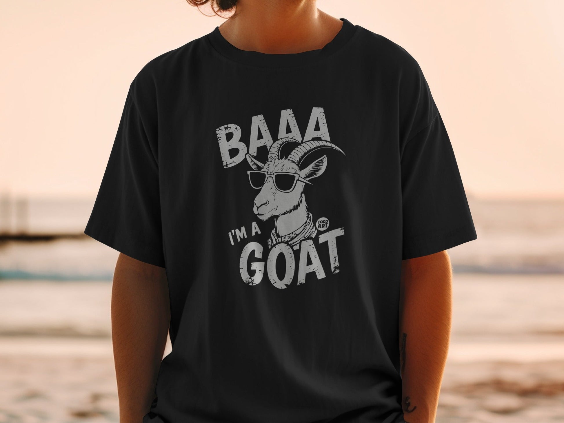 BAAA I'm A Goat Graphic T-Shirt for Animal Lovers