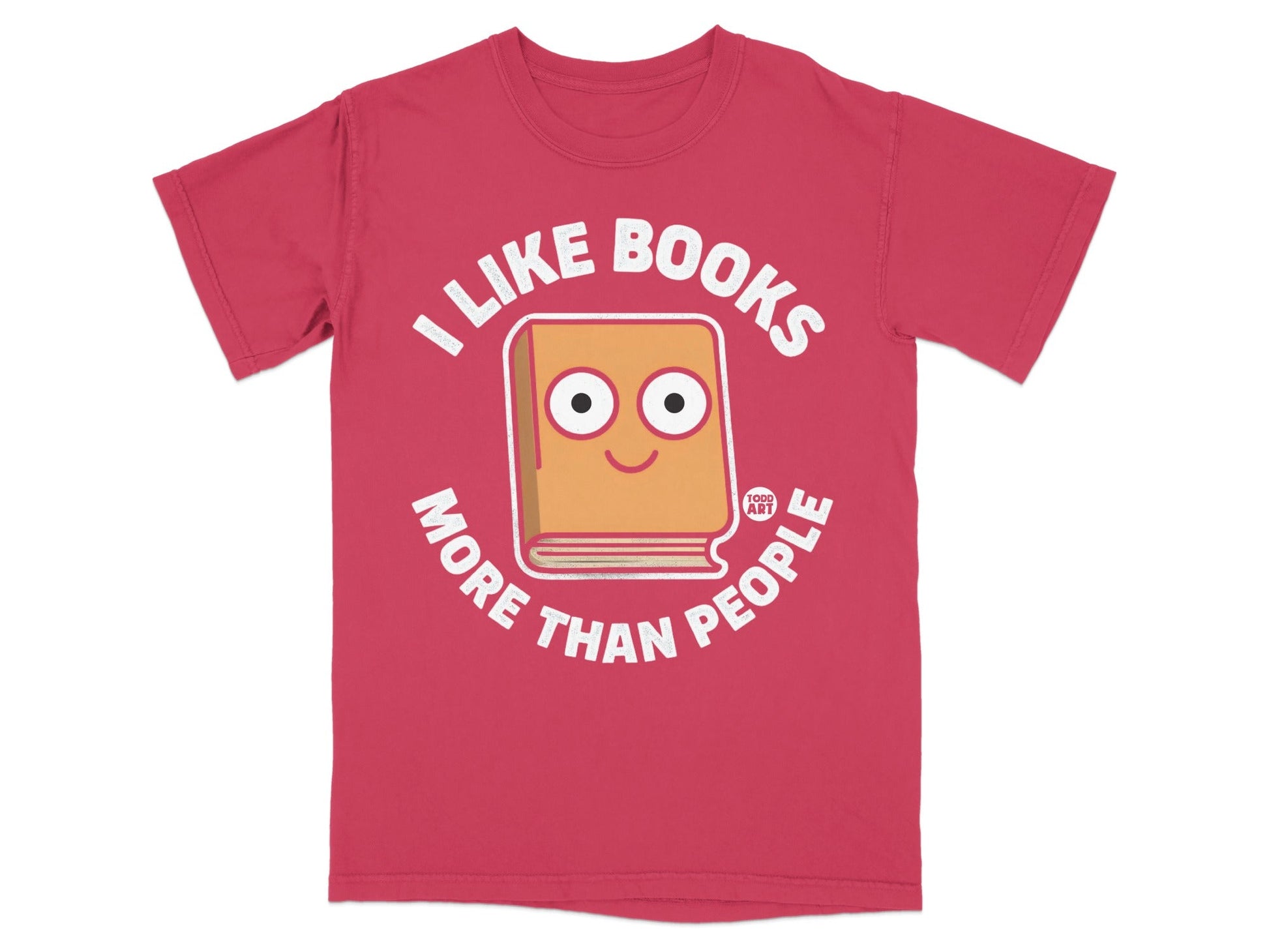 I Like Books More Than People Graphic T-Shirt