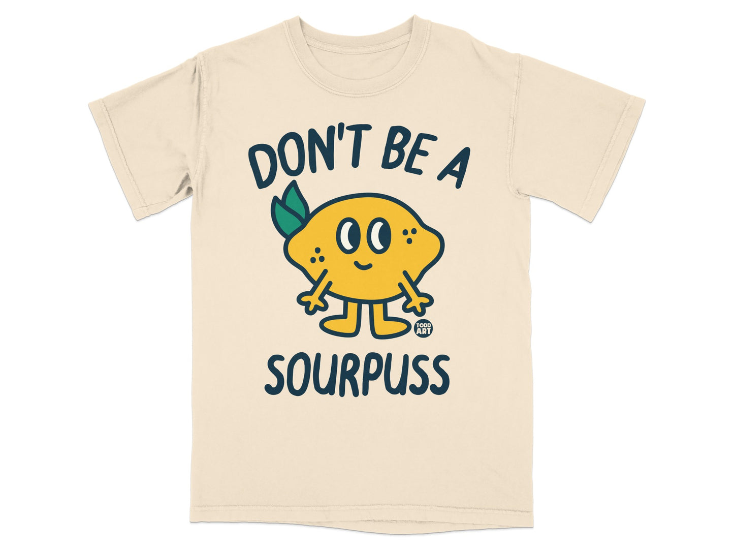 Don't Be A Sourpuss Cartoon Lemon Graphic product type
