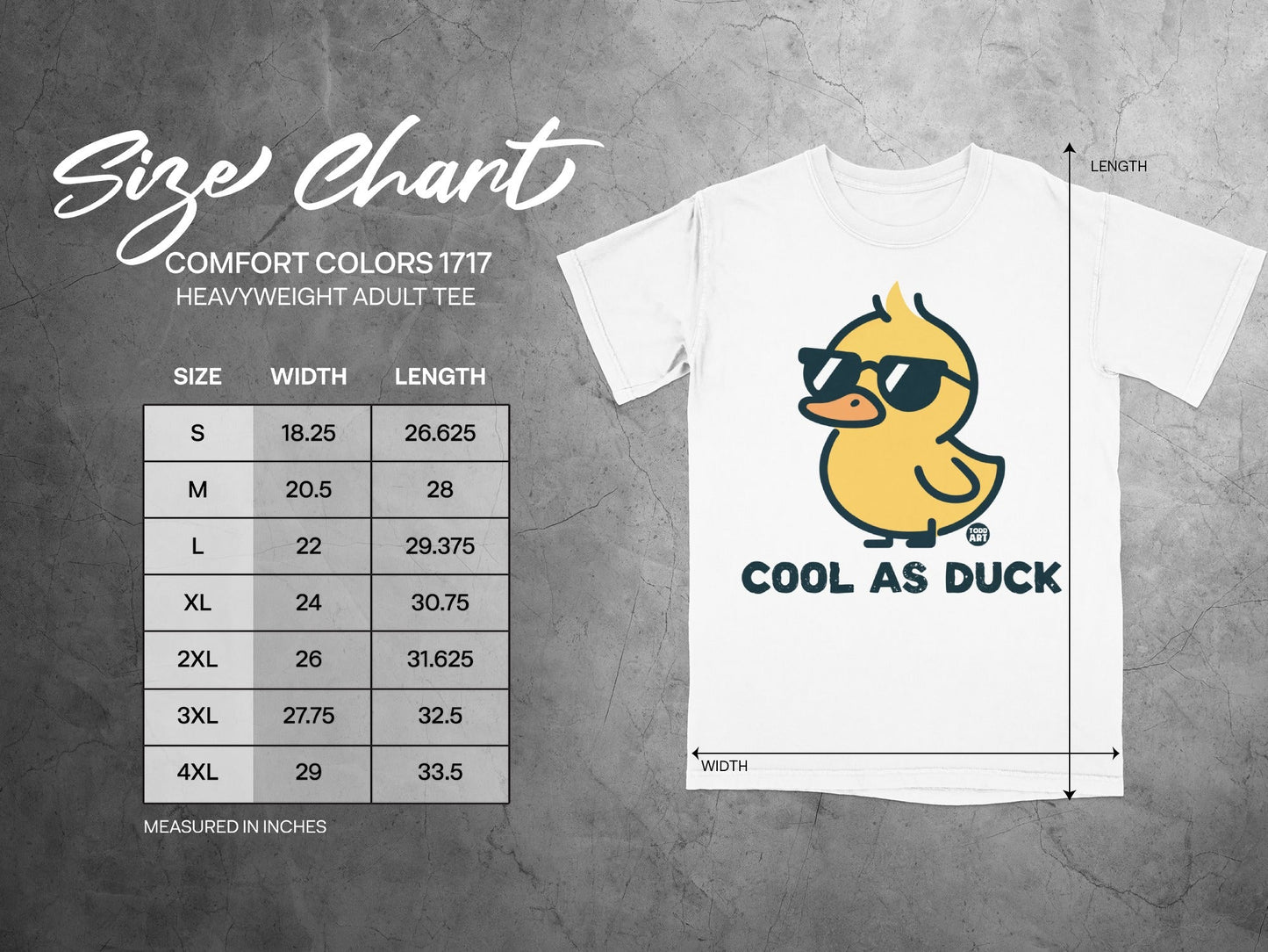 Cool As Duck Graphic Tee For Adults Fun Casual Shirt