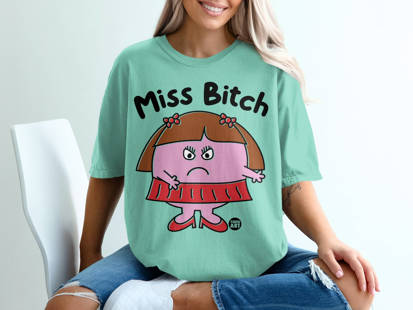 Funny Miss Bitch Graphic Tee Perfect for All Occasions