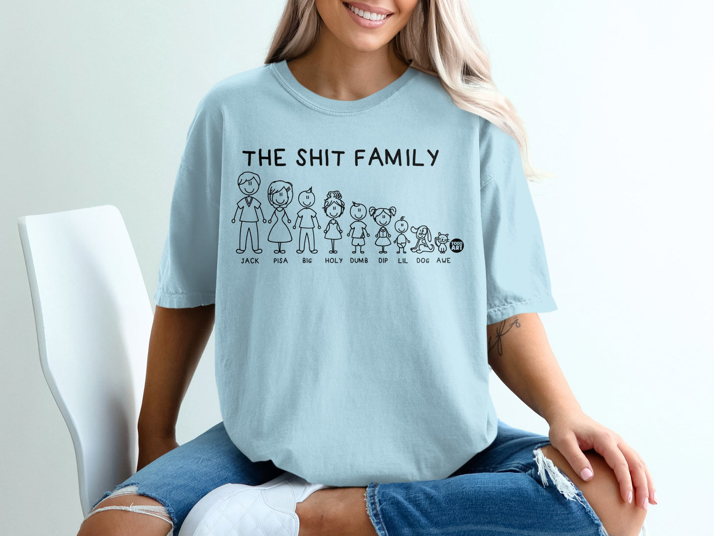 THE SHIT FAMILY JACK PISA BIG HOLY DUMB DIP LIL DOG AWE product type