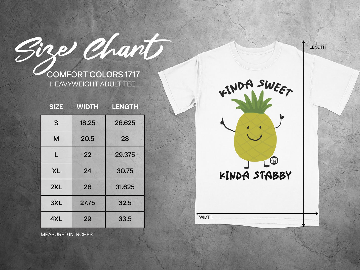 Kinda Sweet Kinda Stabby Pineapple T-Shirt product type