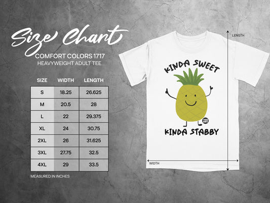 Kinda Sweet Kinda Stabby Pineapple T-Shirt product type